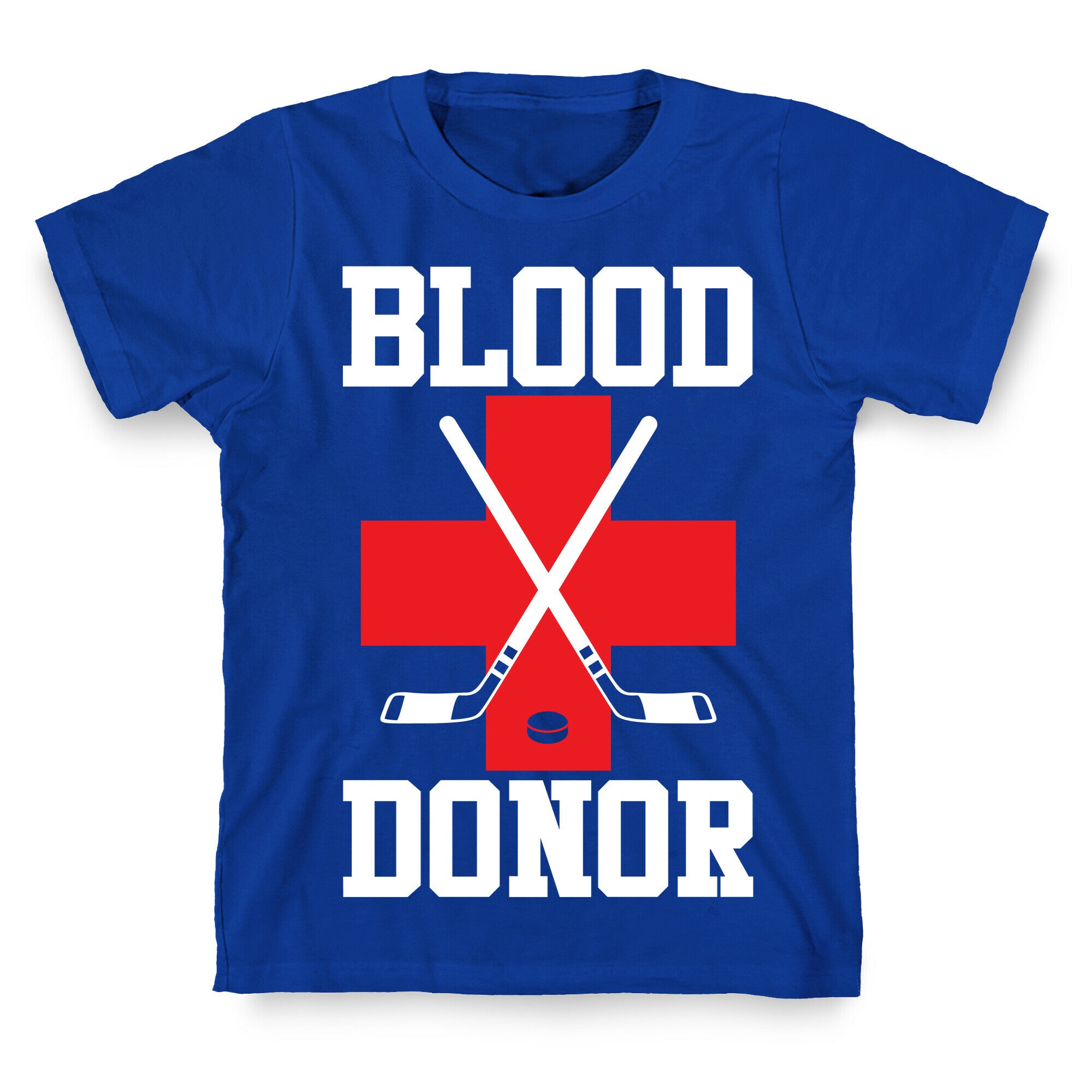 Blood Donor Hockey T-Shirt